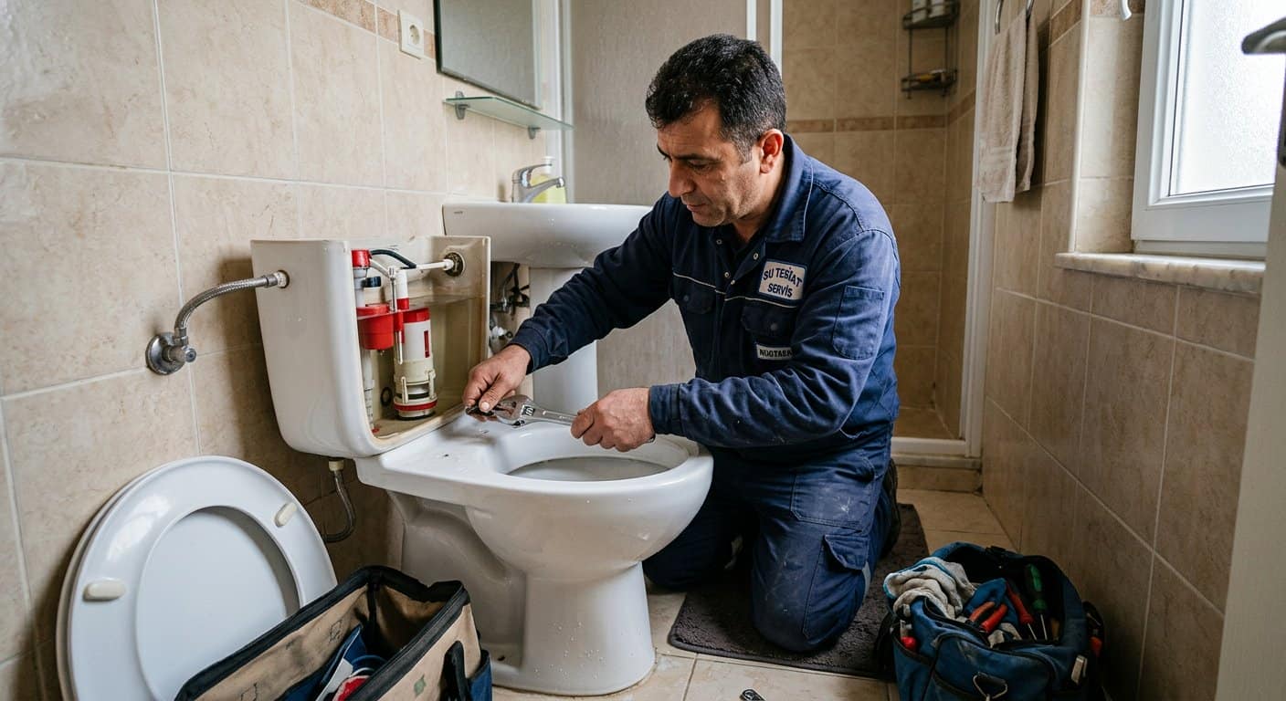 Elmalı Su Tesisatçısı bağlantı kontrolü